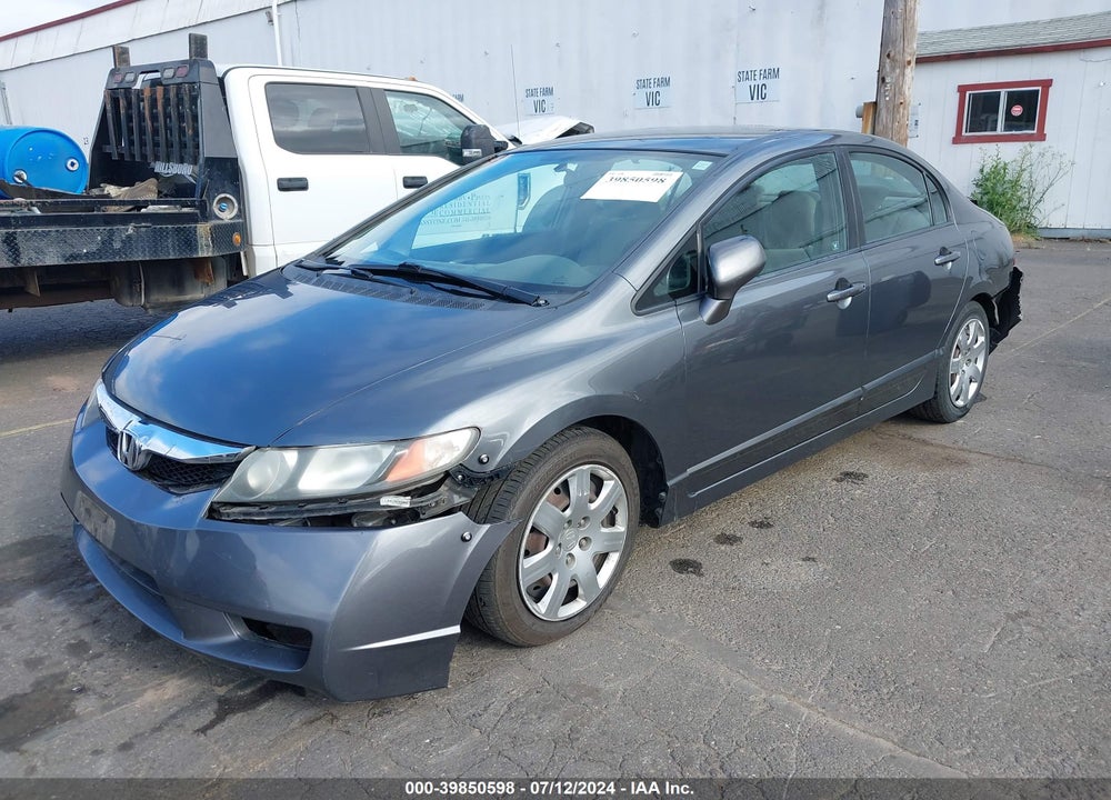 2010 HONDA CIVIC LX VIN: 2HGFA1F5XAH331263