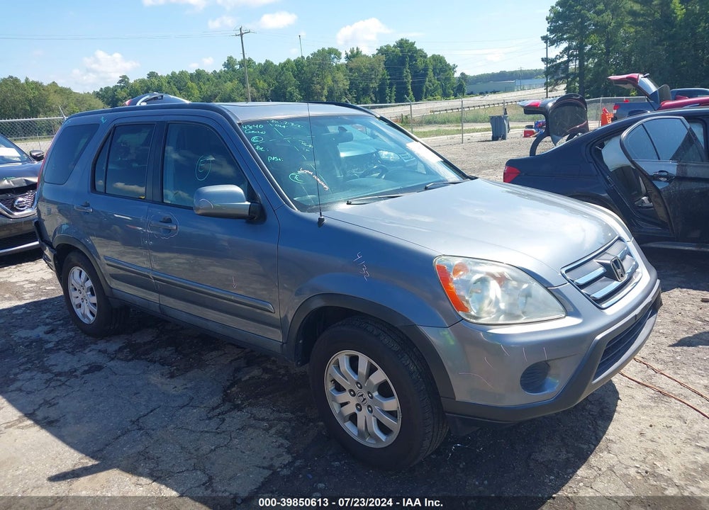 2005 HONDA CR-V SE VIN: SHSRD78965U301588