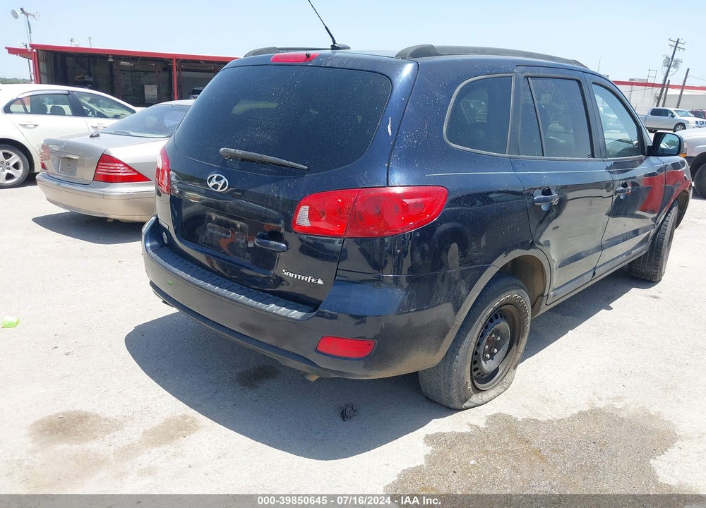 2009 HYUNDAI SANTA FE GLS VIN: 5NMSG13D89H245991