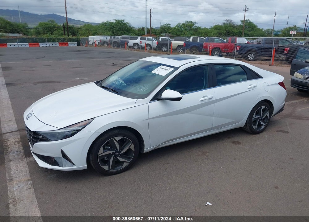 2023 HYUNDAI ELANTRA HYBRID LIMITED VIN: KMHLN4AJ8PU092583