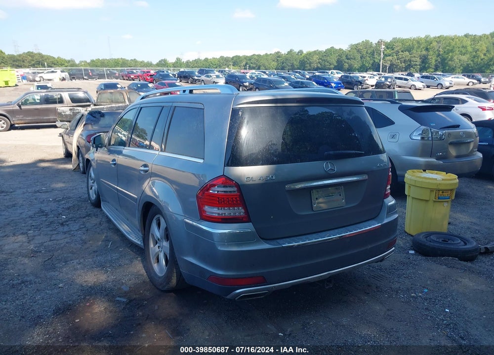 2012 MERCEDES-BENZ GL 450 4MATIC VIN: 4JGBF7BE0CA790368