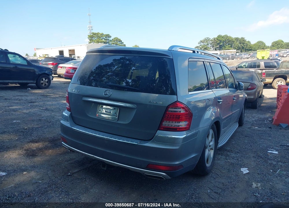 2012 MERCEDES-BENZ GL 450 4MATIC VIN: 4JGBF7BE0CA790368