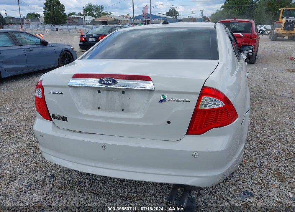 2012 FORD FUSION HYBRID VIN: 3FADP0L30CR248648