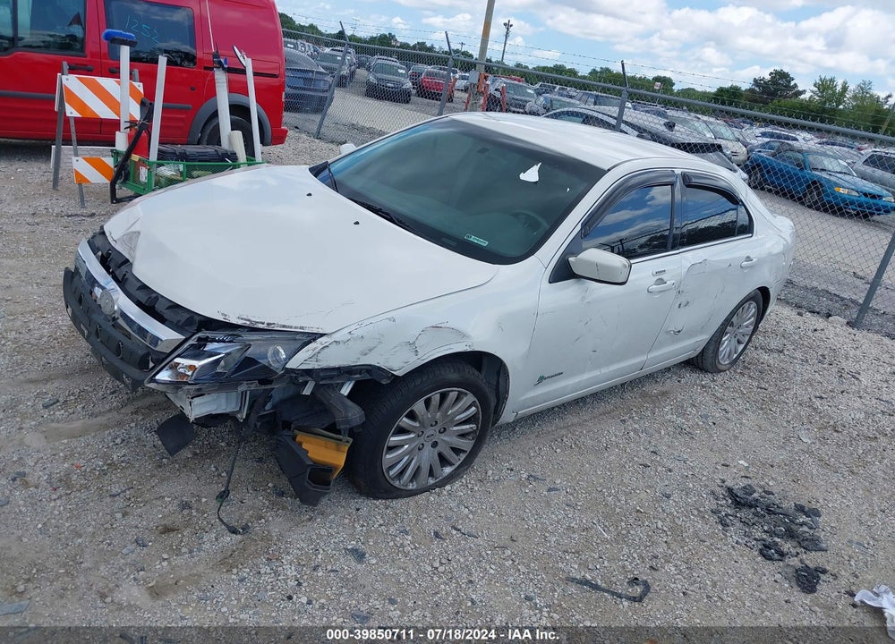2012 FORD FUSION HYBRID VIN: 3FADP0L30CR248648