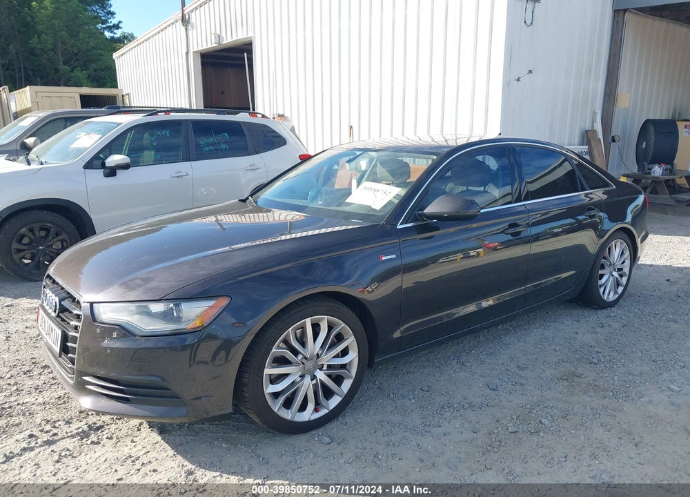 2012 AUDI A6 3.0 PREMIUM VIN: WAUGGAFC2CN139844
