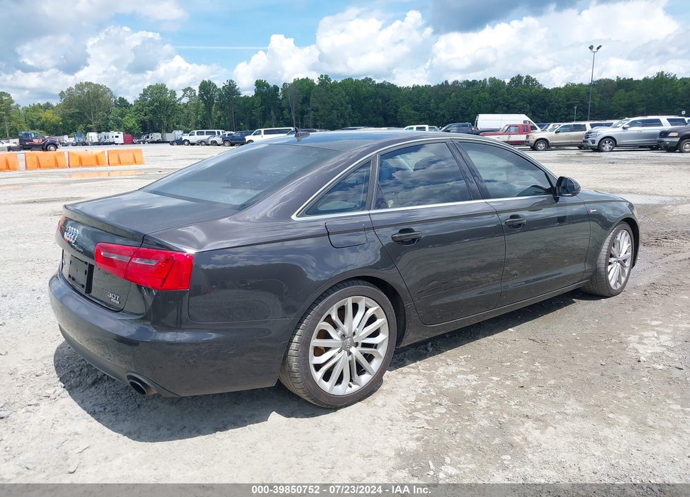 2012 AUDI A6 3.0 PREMIUM VIN: WAUGGAFC2CN139844