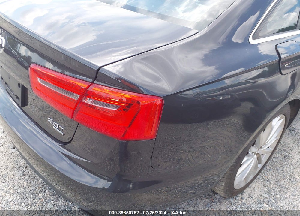 2012 AUDI A6 3.0 PREMIUM VIN: WAUGGAFC2CN139844