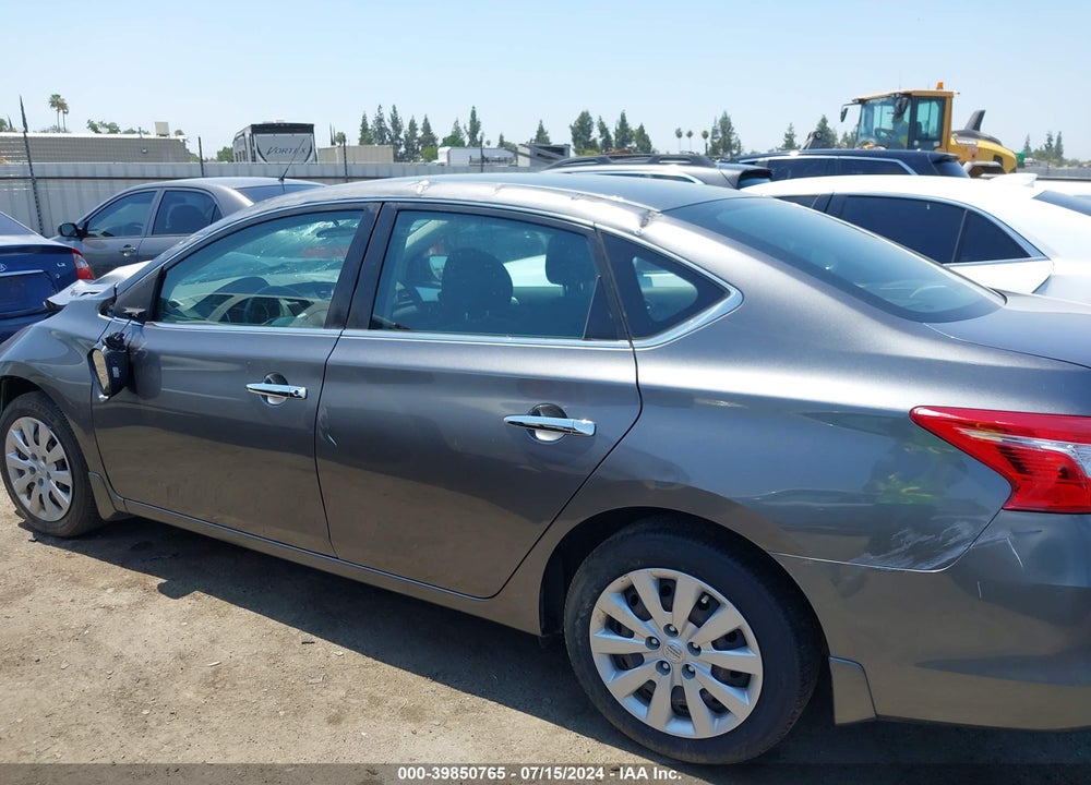 2019 NISSAN SENTRA S VIN: 3N1AB7AP8KY389324