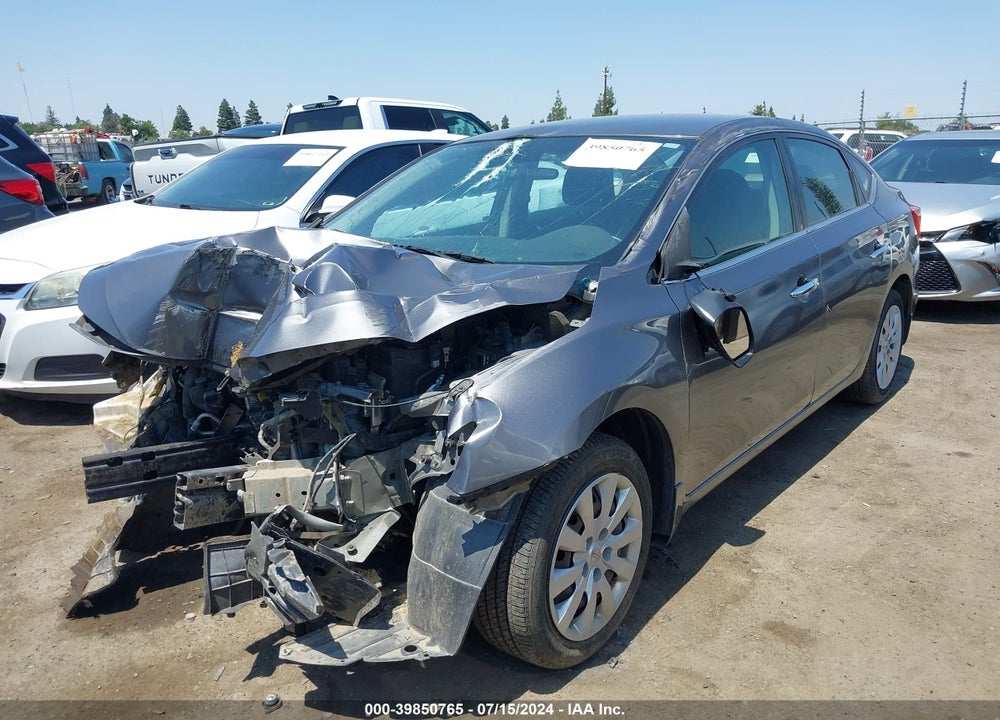 2019 NISSAN SENTRA S VIN: 3N1AB7AP8KY389324
