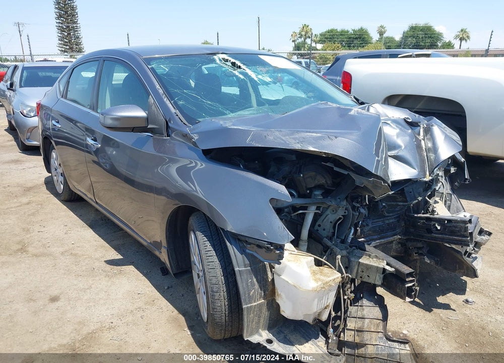 2019 NISSAN SENTRA S VIN: 3N1AB7AP8KY389324