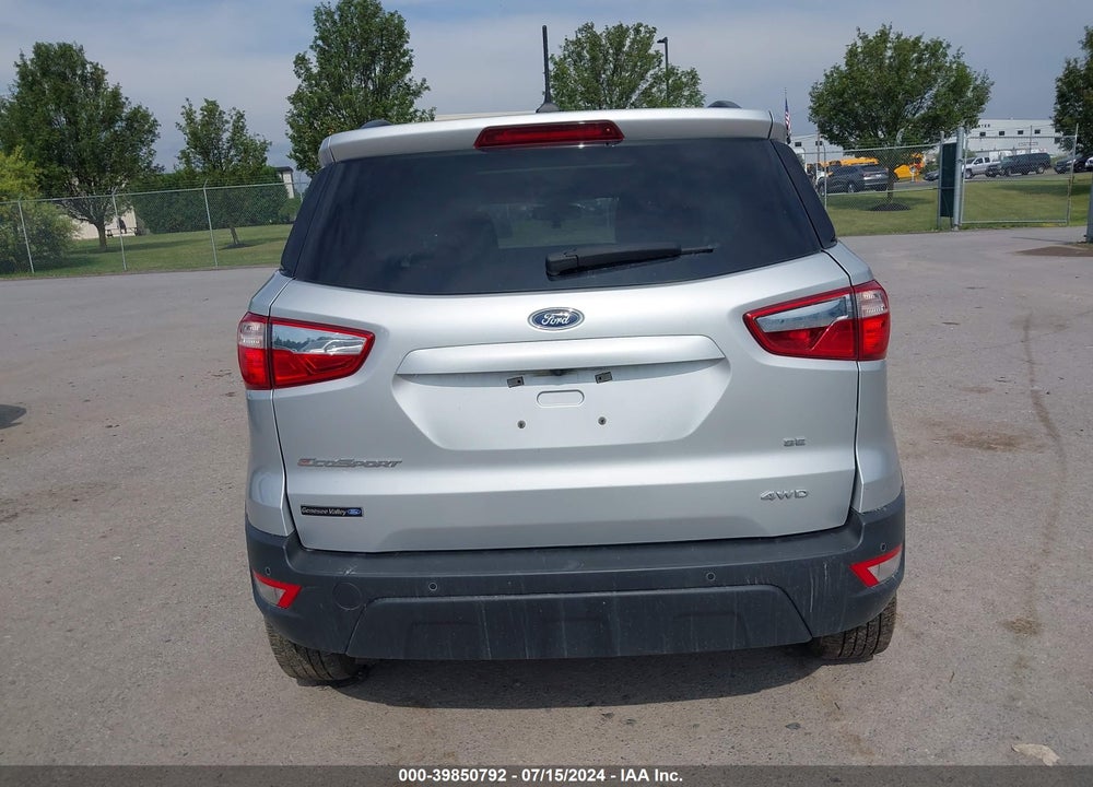 2020 FORD ECOSPORT SE VIN: MAJ6S3GL8LC392773