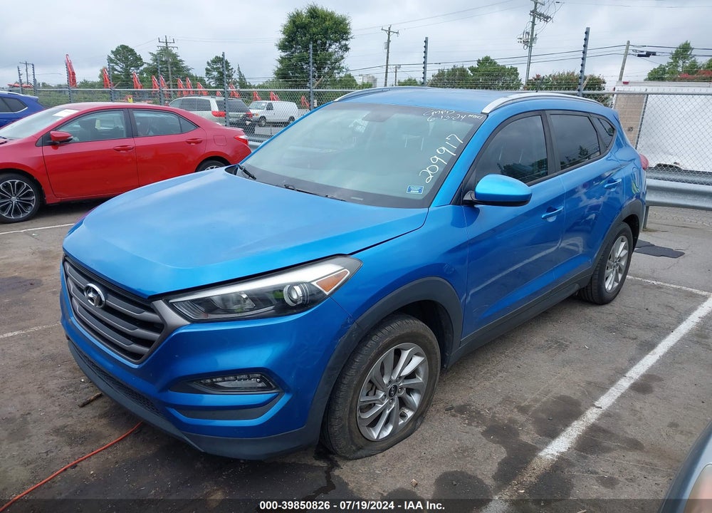 2016 HYUNDAI TUCSON SE VIN: KM8J33A44GU209917
