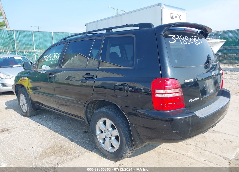2003 TOYOTA HIGHLANDER LIMITED V6 VIN: JTEHF21A930111134