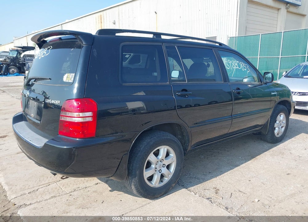 2003 TOYOTA HIGHLANDER LIMITED V6 VIN: JTEHF21A930111134