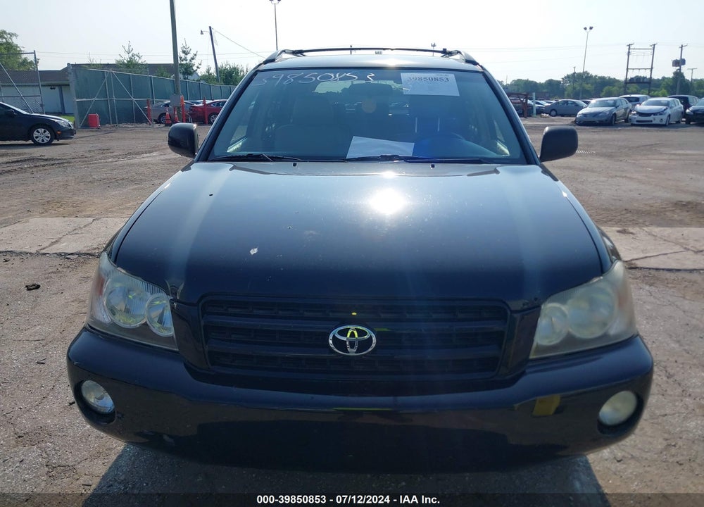 2003 TOYOTA HIGHLANDER LIMITED V6 VIN: JTEHF21A930111134