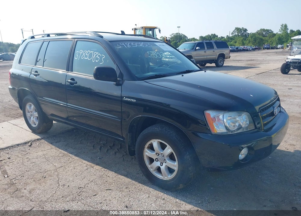 2003 TOYOTA HIGHLANDER LIMITED V6 VIN: JTEHF21A930111134