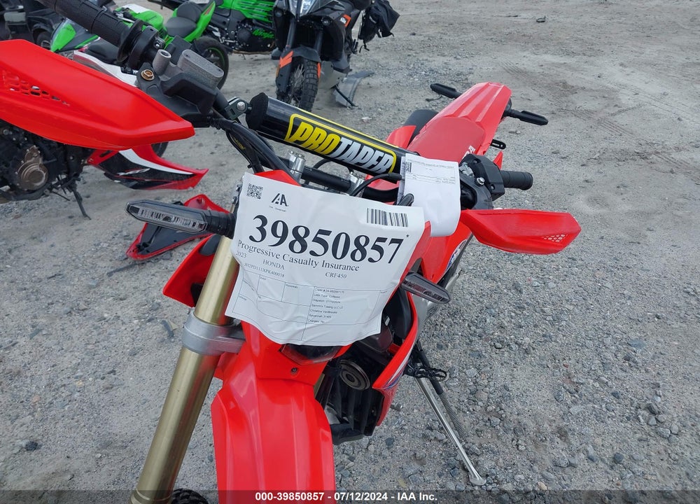 2023 HONDA CRF450 RL VIN: JH2PD111XPK400038
