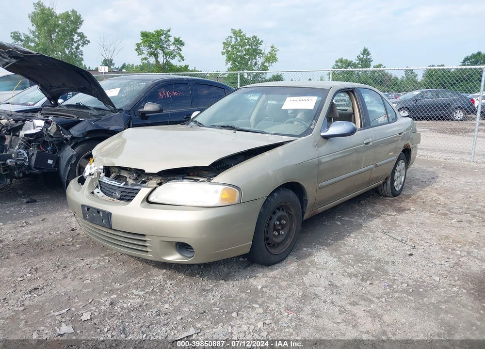 2002 NISSAN SENTRA GXE VIN: 3N1CB51D42L613706