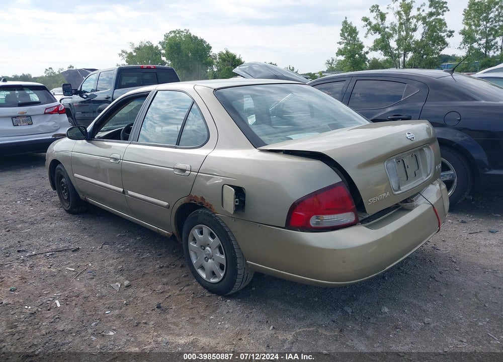 2002 NISSAN SENTRA GXE VIN: 3N1CB51D42L613706
