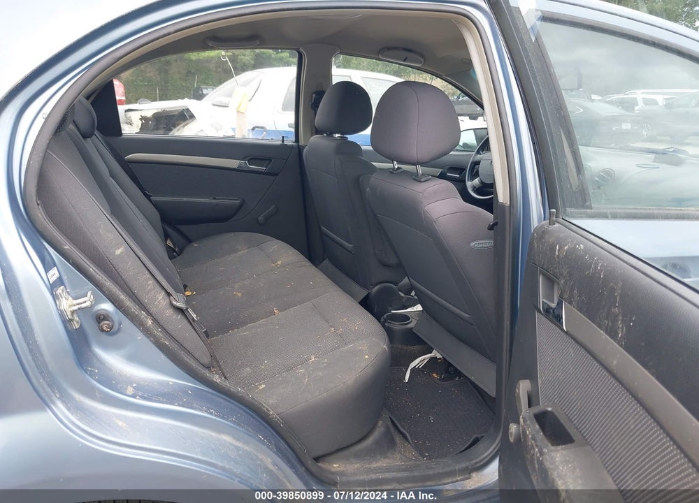 2008 CHEVROLET AVEO LS VIN: KL1TD56678B010381