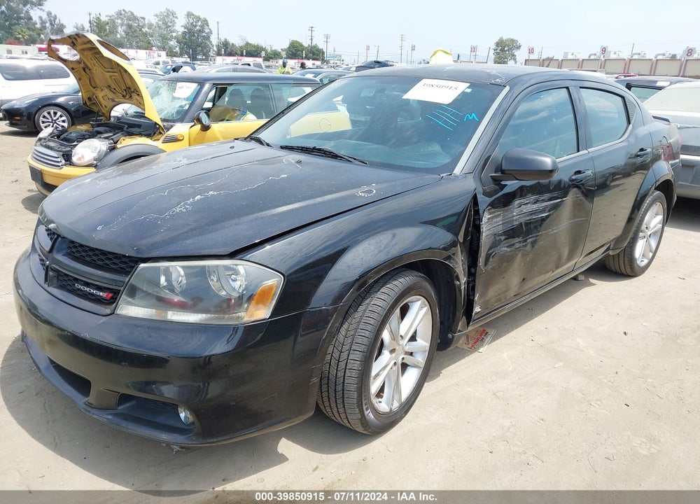 2013 DODGE AVENGER SXT VIN: 1C3CDZCB4DN746273