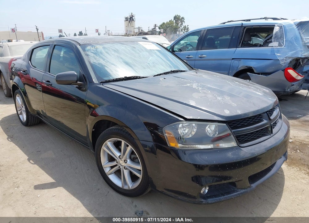 2013 DODGE AVENGER SXT VIN: 1C3CDZCB4DN746273