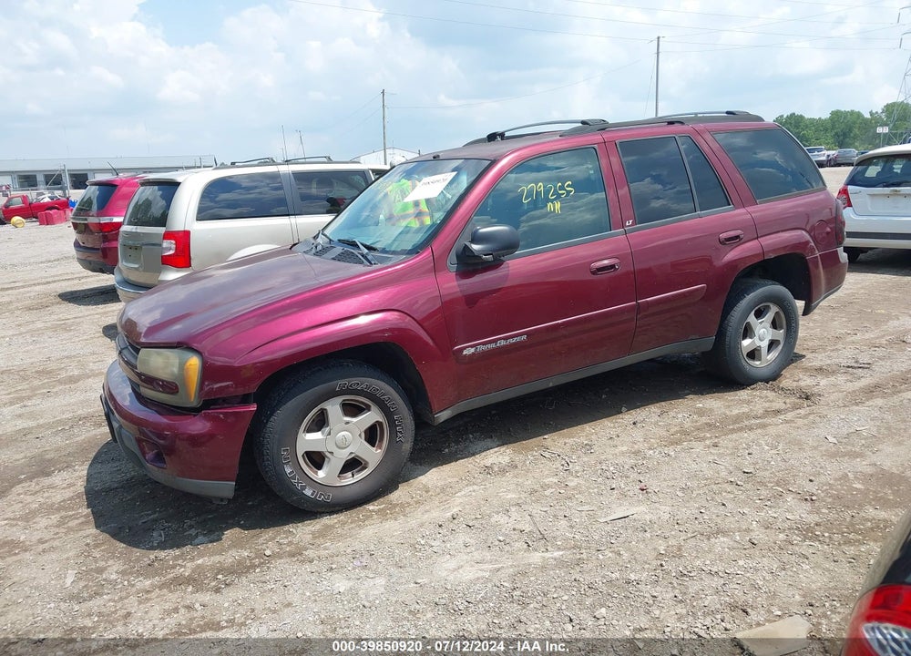 2004 CHEVROLET TRAILBLAZER LT VIN: 1GNDT13S842341675
