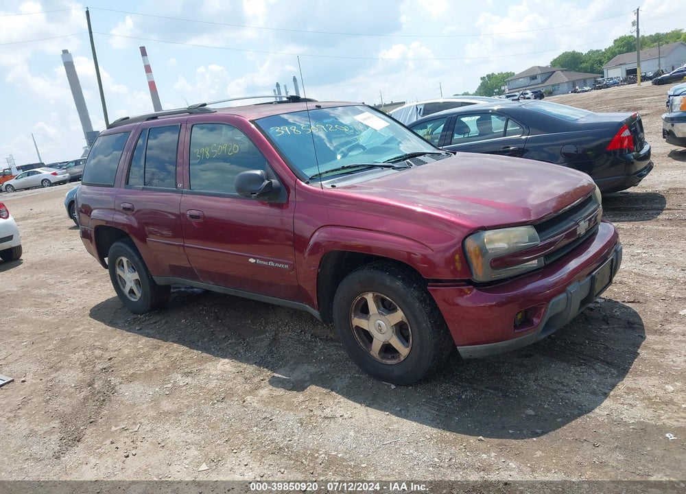 2004 CHEVROLET TRAILBLAZER LT VIN: 1GNDT13S842341675