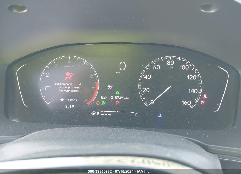 2023 HONDA CIVIC EX /EX W/O BSI VIN: 2HGFE1F79PH319605