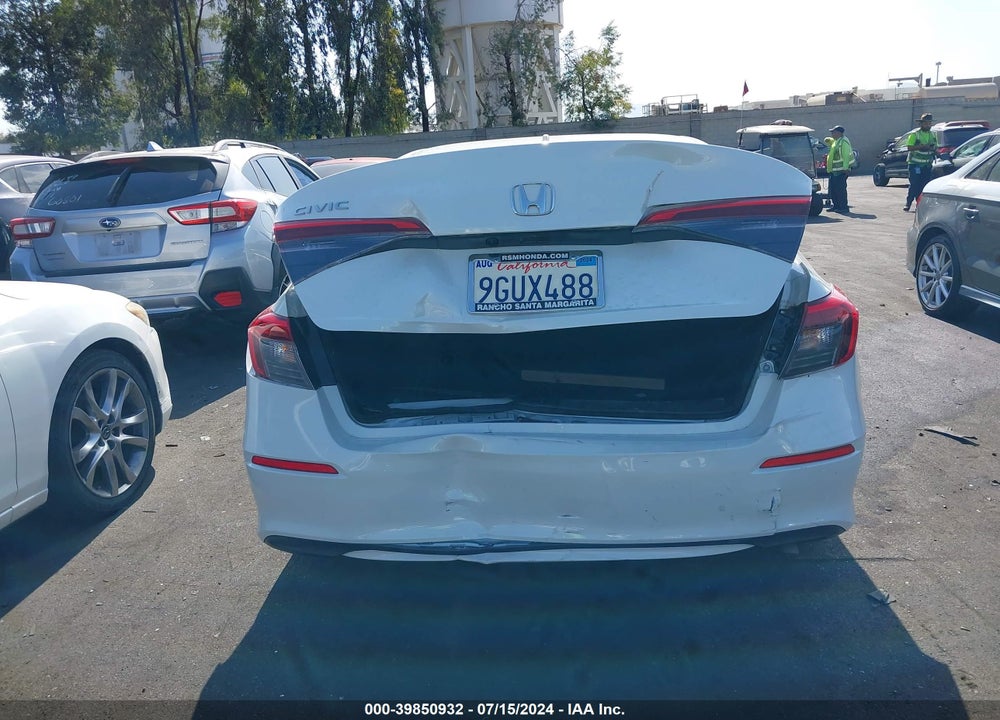 2023 HONDA CIVIC EX /EX W/O BSI VIN: 2HGFE1F79PH319605