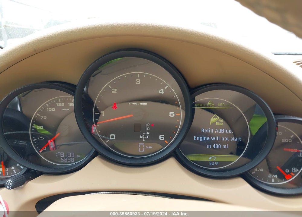 2013 PORSCHE CAYENNE DIESEL VIN: WP1AF2A23DLA41725