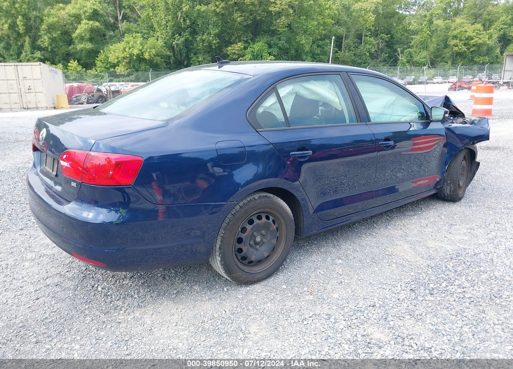 2014 VOLKSWAGEN JETTA 1.8T SE VIN: 3VWD17AJ7EM274862
