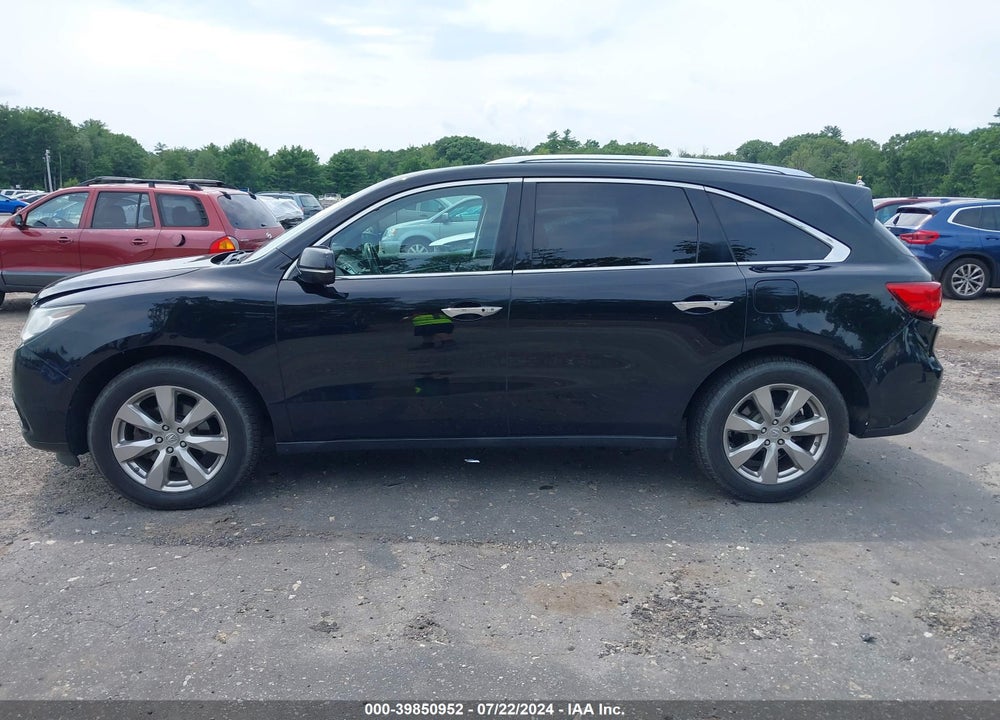 2014 ACURA MDX ADVANCE PKG W/ENTERTAINMENT PKG VIN: 5FRYD4H85EB030479