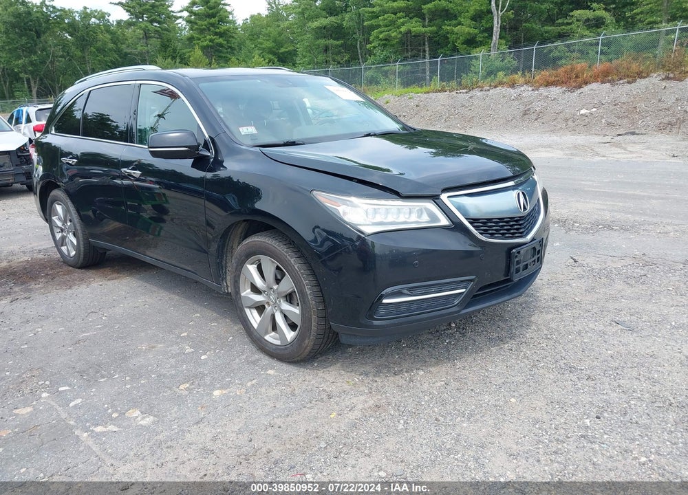 2014 ACURA MDX ADVANCE PKG W/ENTERTAINMENT PKG VIN: 5FRYD4H85EB030479