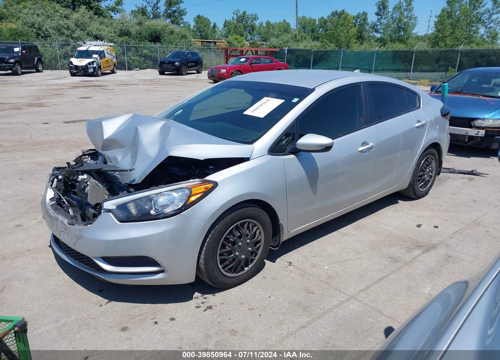 2016 KIA FORTE LX VIN: KNAFK4A66G5495748