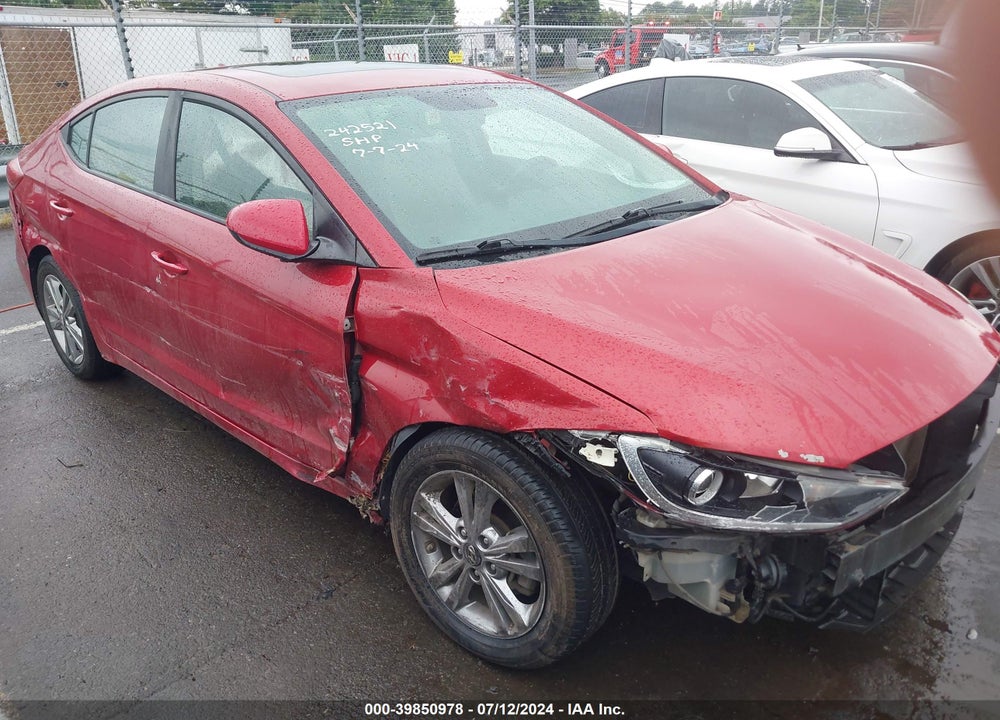 2017 HYUNDAI ELANTRA VALUE EDITION VIN: KMHD84LF6HU242521