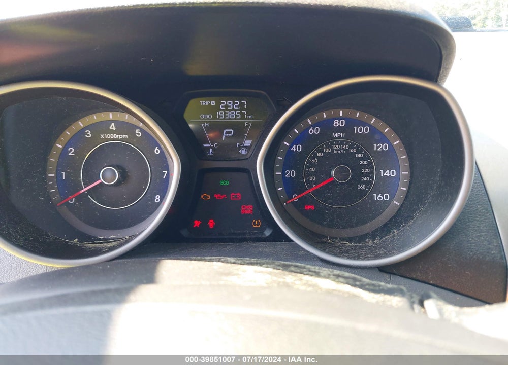 2013 HYUNDAI ELANTRA GLS VIN: KMHDH4AE6DU656824