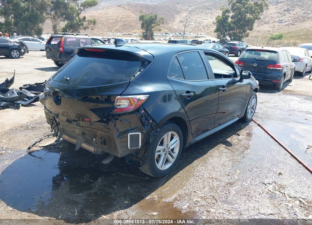 2022 TOYOTA COROLLA SE VIN: JTND4MBE6N3182536