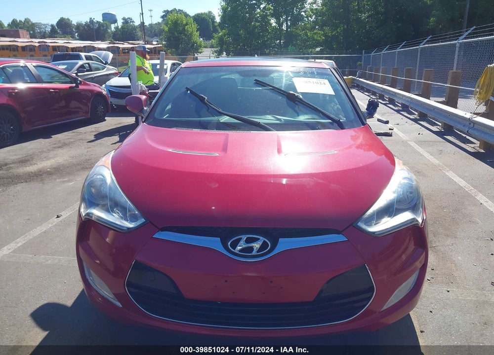 2013 HYUNDAI VELOSTER BASE W/GRAY VIN: KMHTC6AD5DU139057