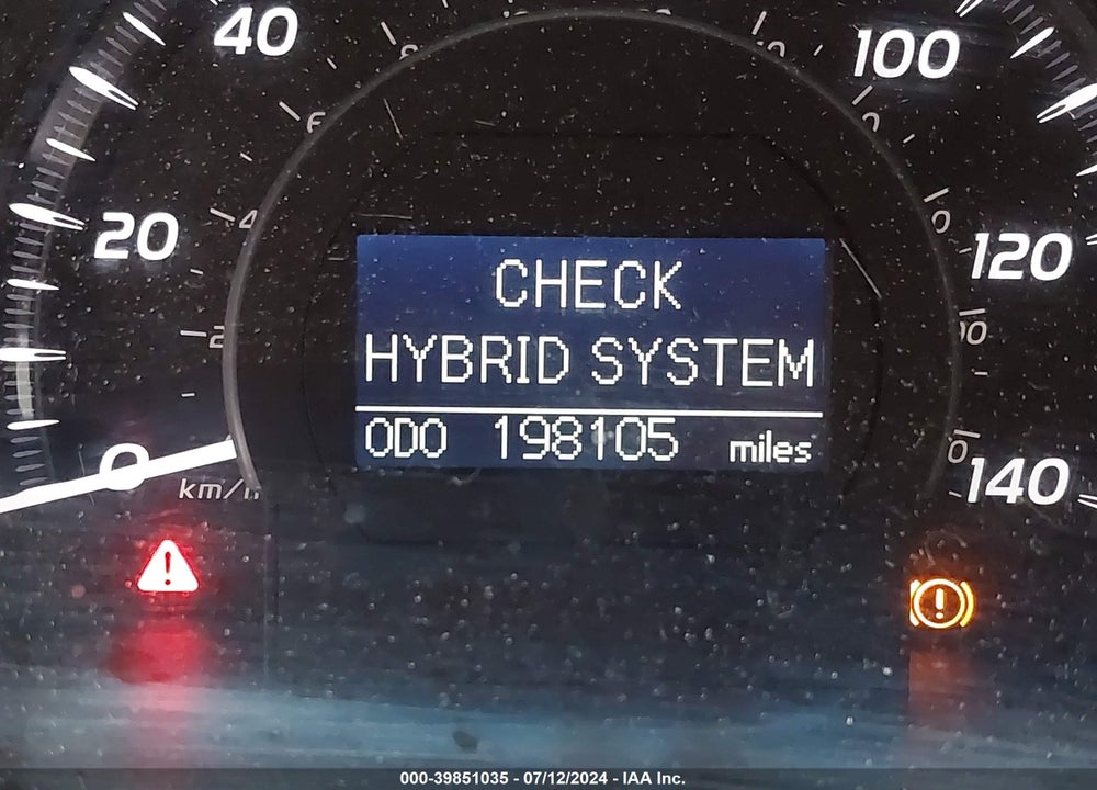 2007 TOYOTA CAMRY HYBRID VIN: JTNBB46K273043195