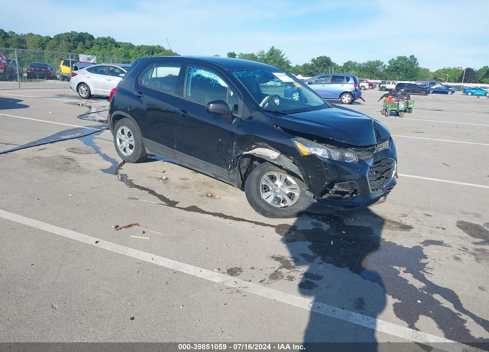 2018 CHEVROLET TRAX LS VIN: 3GNCJKSB0JL294273