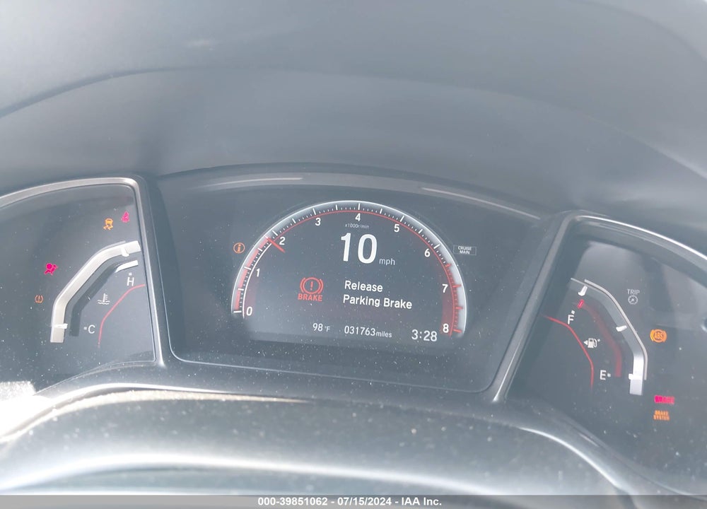 2019 HONDA CIVIC SI VIN: 2HGFC3A56KH754288