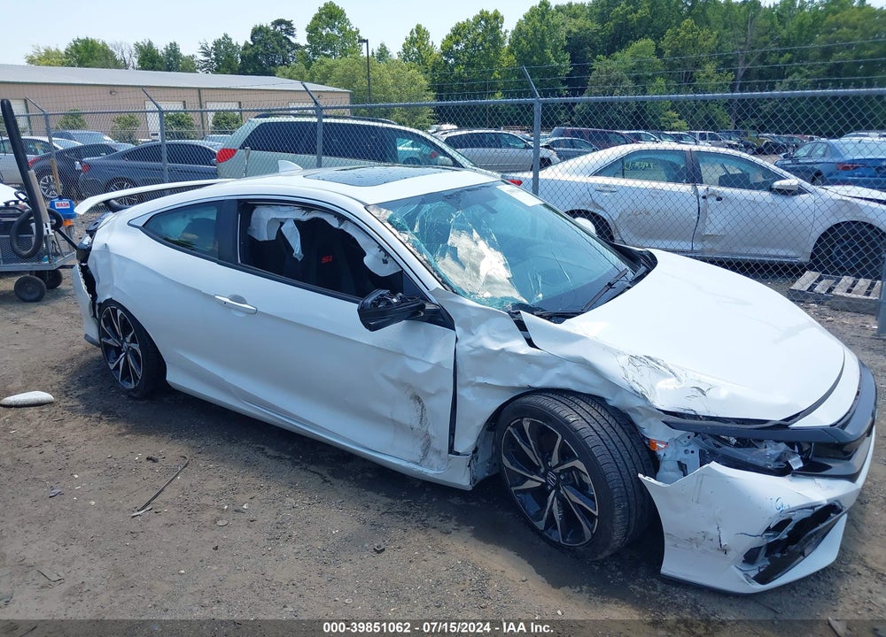 2019 HONDA CIVIC SI VIN: 2HGFC3A56KH754288