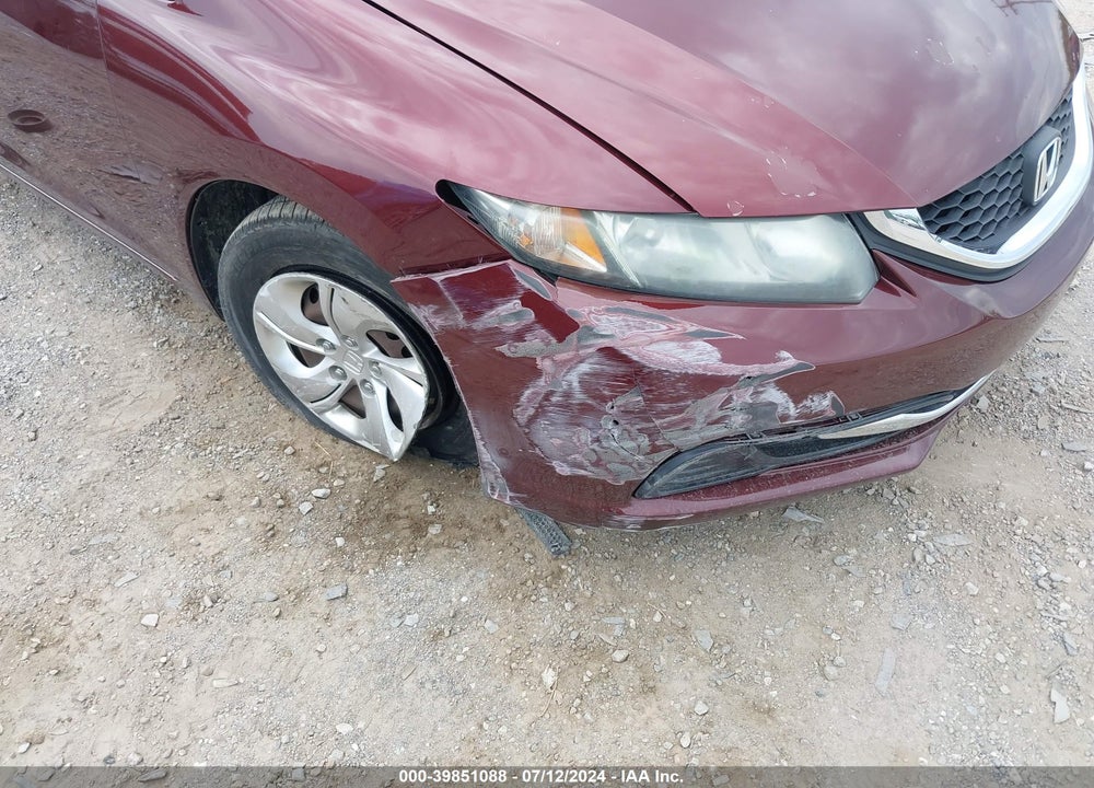 2015 HONDA CIVIC LX VIN: 19XFB2F50FE285463