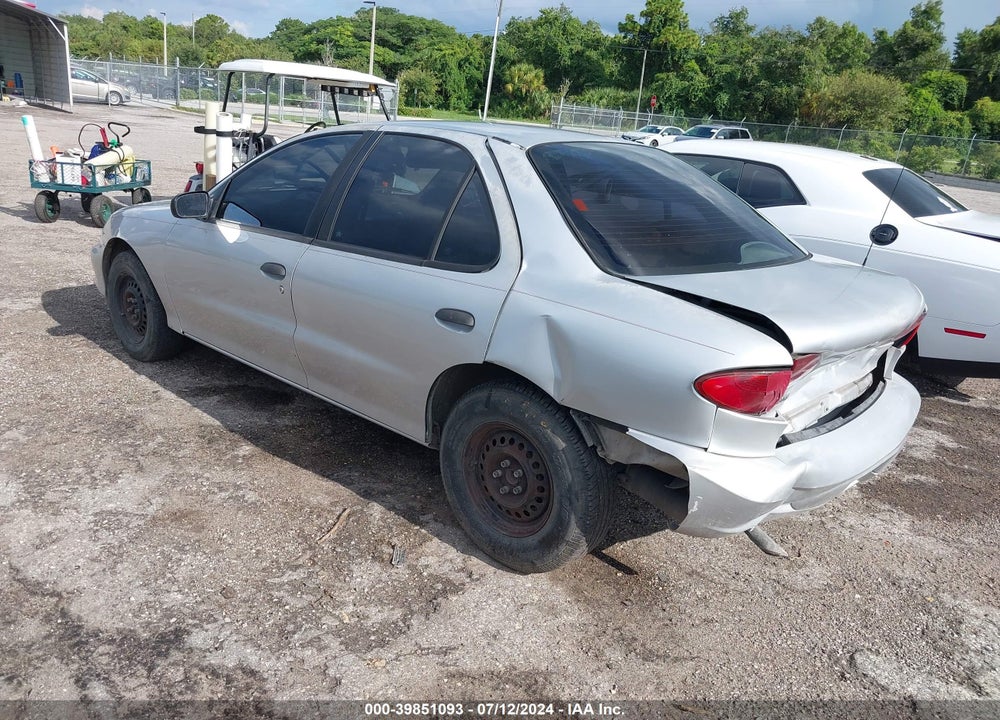 2001 CHEVROLET CAVALIER VIN: 1G1JC524717423118