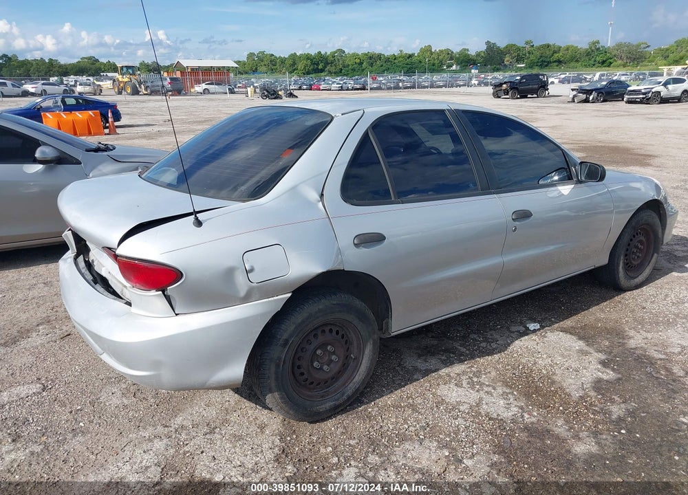 2001 CHEVROLET CAVALIER VIN: 1G1JC524717423118