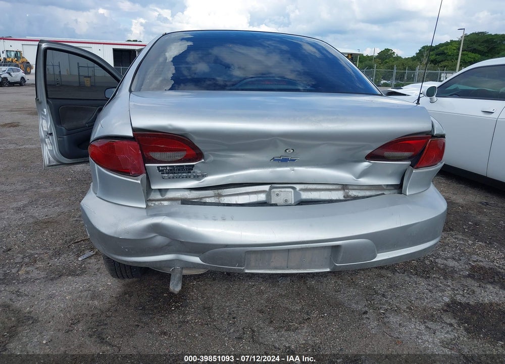 2001 CHEVROLET CAVALIER VIN: 1G1JC524717423118