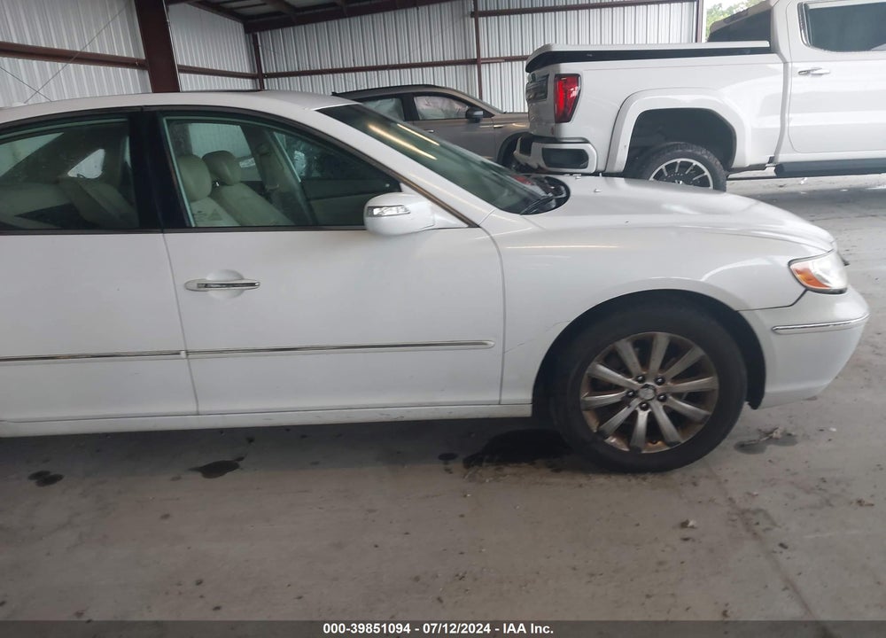 2009 HYUNDAI AZERA LIMITED VIN: KMHFC46F89A380180