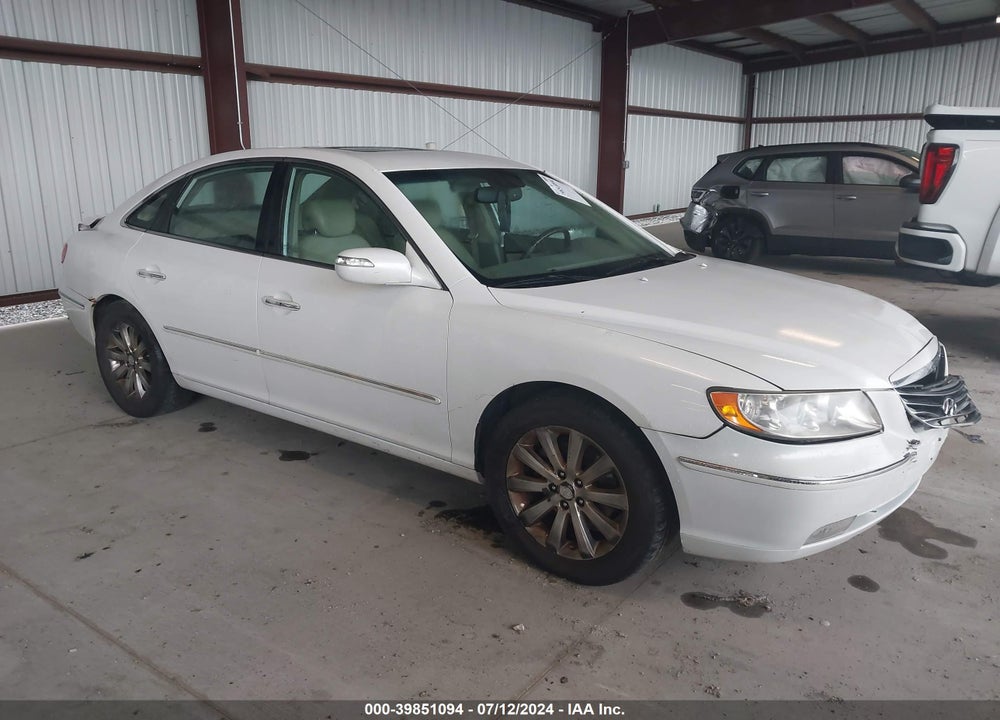 2009 HYUNDAI AZERA LIMITED VIN: KMHFC46F89A380180