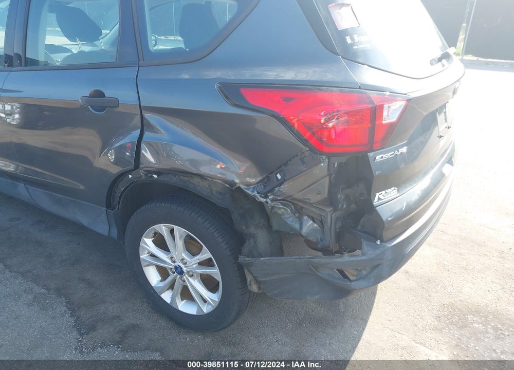 2019 FORD ESCAPE S VIN: 1FMCU0F72KUA29707
